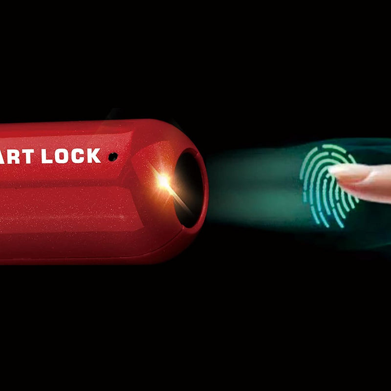Smart Keyless Mini Travel Padlock with Fingerprint Sensor- USB Charging