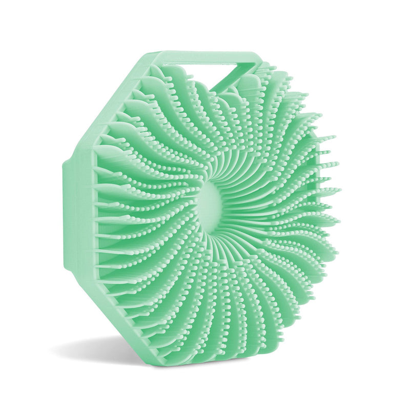 Antimicrobial Washer Silicone Exfoliating Body Scrubber for Sensitive Skin