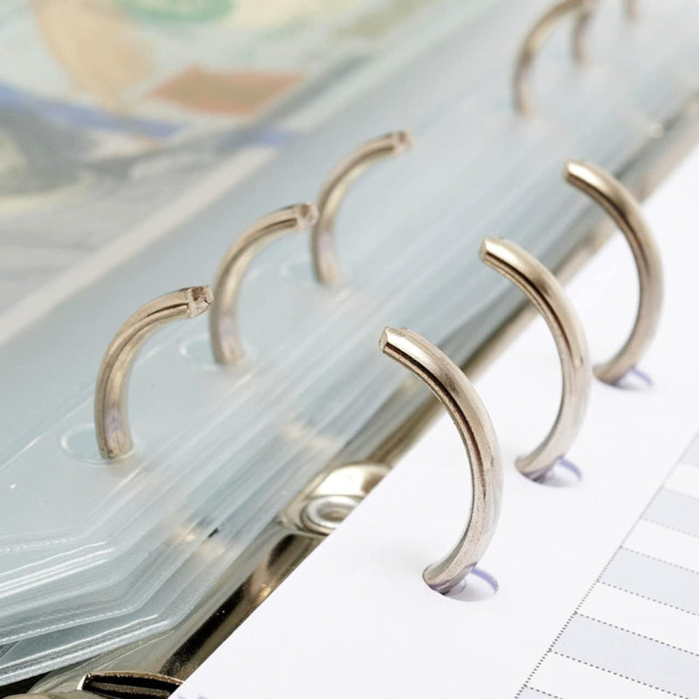 A6 Macaron Loose Leaf Sleeves Budget Planner Expense Planning Binder