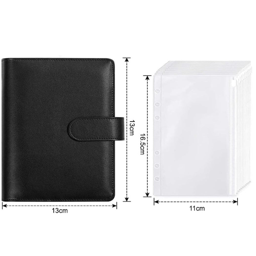 A6 Macaron Loose Leaf Sleeves Budget Planner Expense Planning Binder
