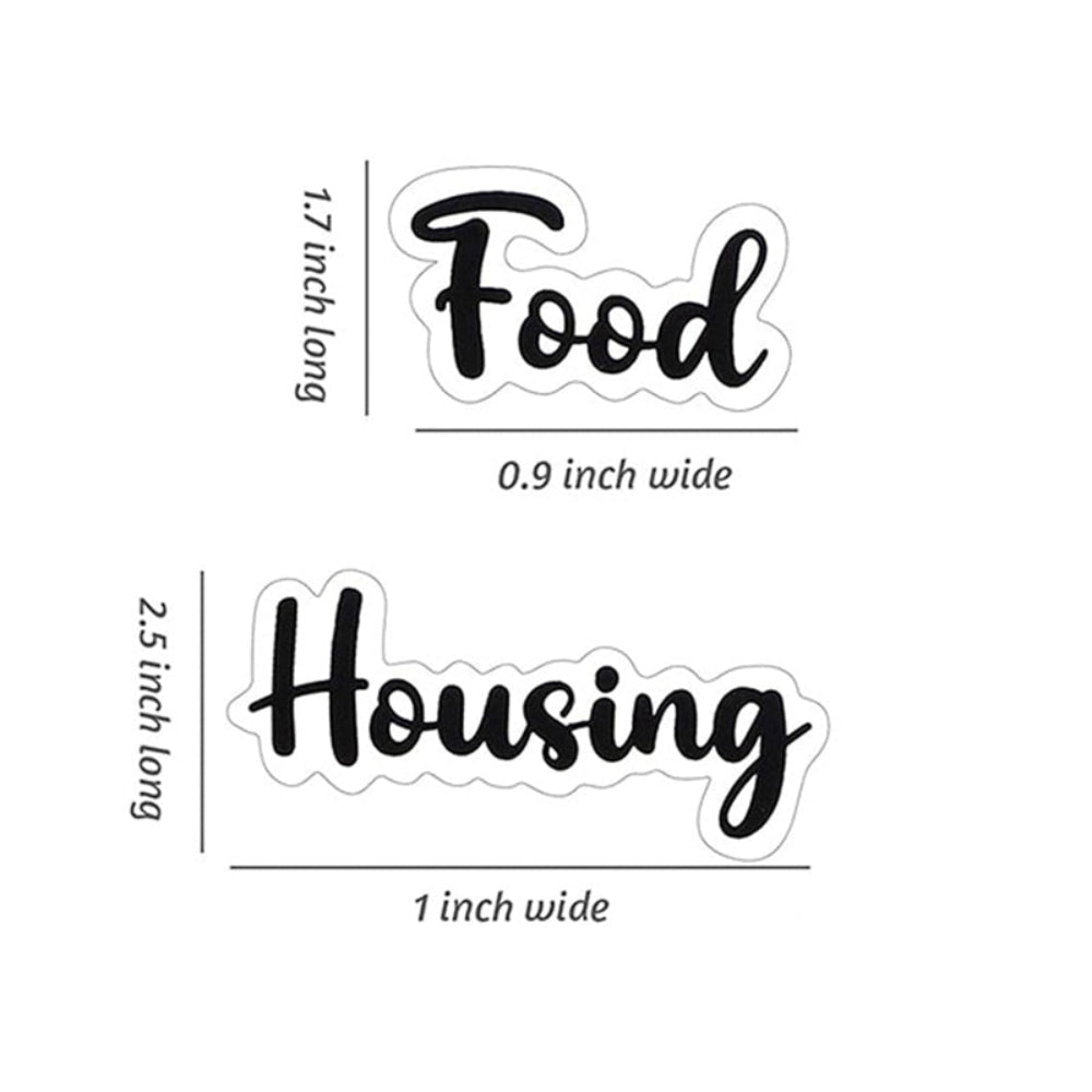 A6 Macaron Loose Leaf Sleeves Budget Planner Expense Planning Binder