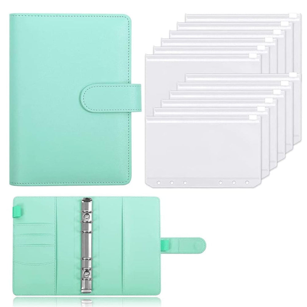 A6 Macaron Loose Leaf Sleeves Budget Planner Expense Planning Binder