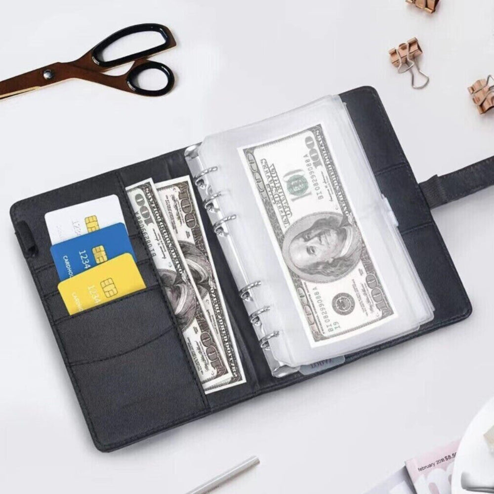 A6 Macaron Loose Leaf Sleeves Budget Planner Expense Planning Binder