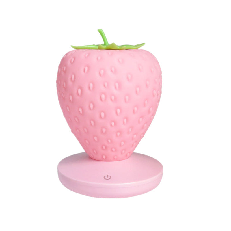 Touch Sensor Strawberry Children’s LED Night Lamp- USB Rechargeable
