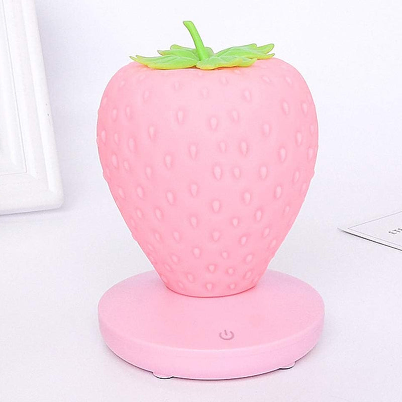 Touch Sensor Strawberry Children’s LED Night Lamp- USB Rechargeable