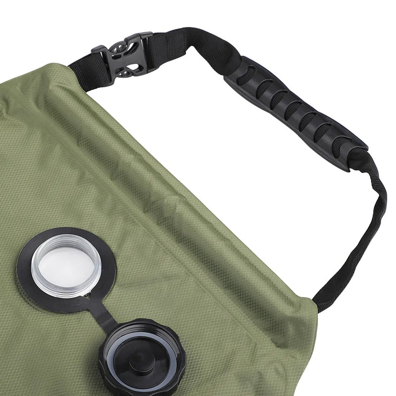 Portable Shower Bag Foldable Outdoor Water Bath Bag- Solar Powered