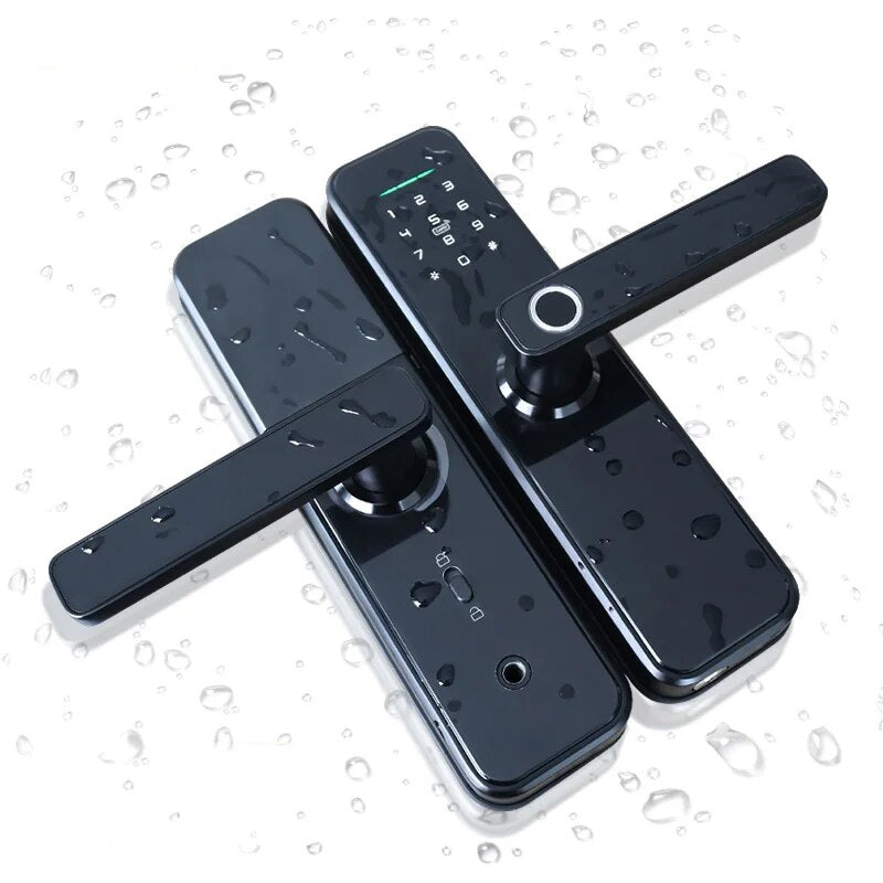 Electronic Wireless Fingerprint Recognition Smart Key Entry Door Lock