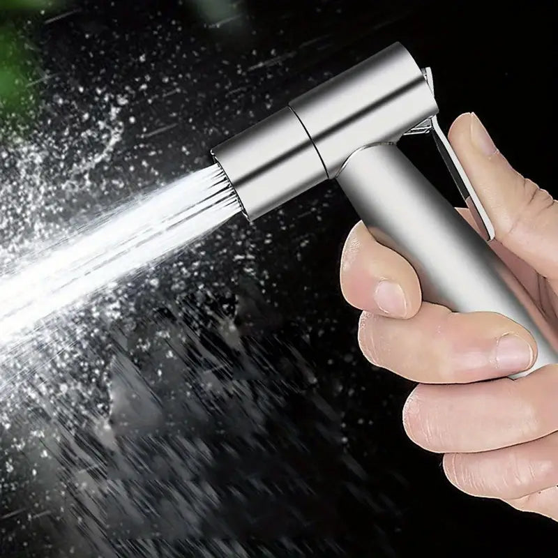 Stainless Steel Handheld Douche Bidet Toilet Sprayer Bathroom Accessory