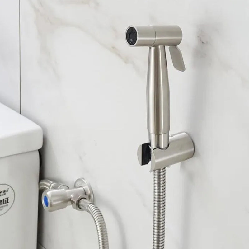 Stainless Steel Handheld Douche Bidet Toilet Sprayer Bathroom Accessory