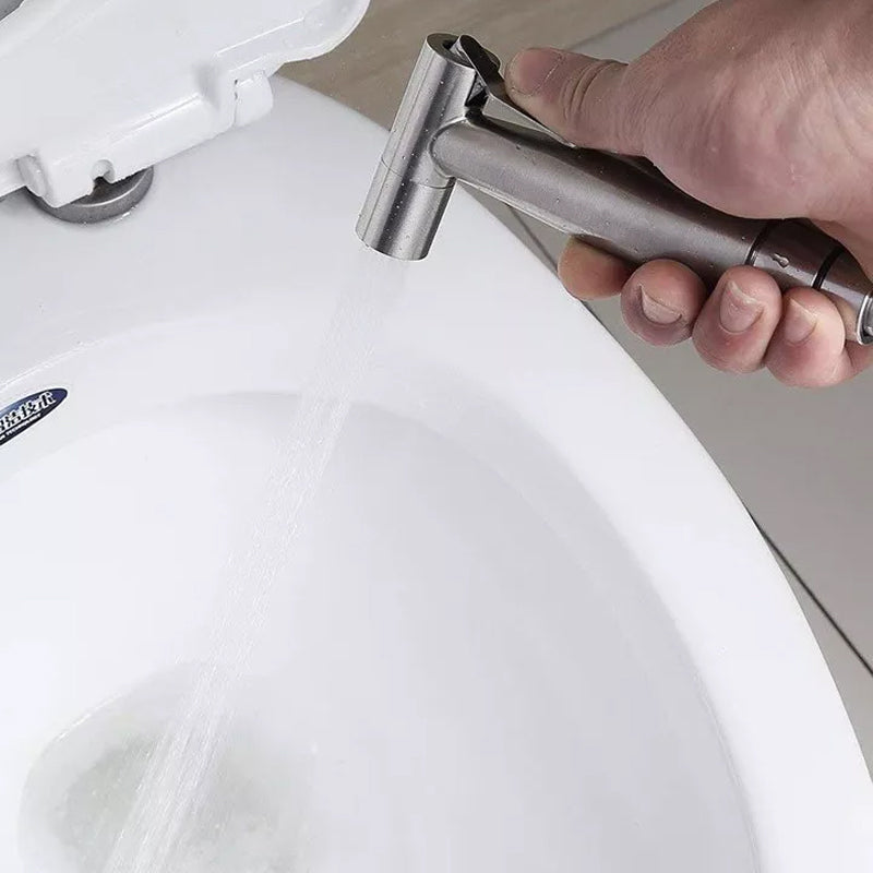 Stainless Steel Handheld Douche Bidet Toilet Sprayer Bathroom Accessory