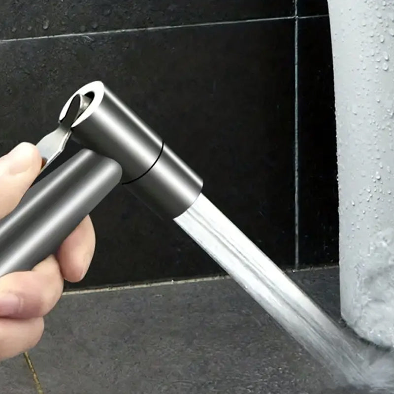 Stainless Steel Handheld Douche Bidet Toilet Sprayer Bathroom Accessory
