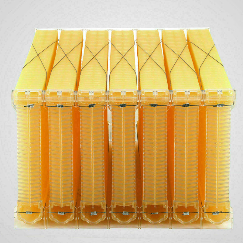 7 Pcs Unassembled Sheets Beehive Wooden Frames Beekeeping Supplies