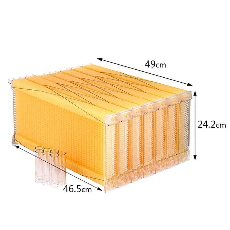 7 Pcs Unassembled Sheets Beehive Wooden Frames Beekeeping Supplies