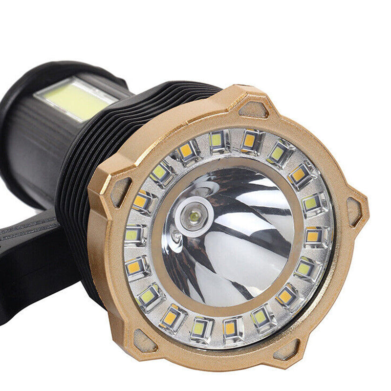 1200mAh Super Bright Searchlight LED Handheld Torch Spotlight- USB Charging