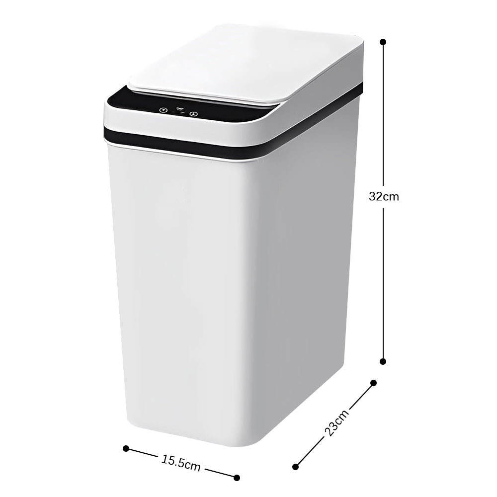 CLEANFOK Motion Sensor Smart Trash Can - Touchless & Hygienic Bathroom Trash Can