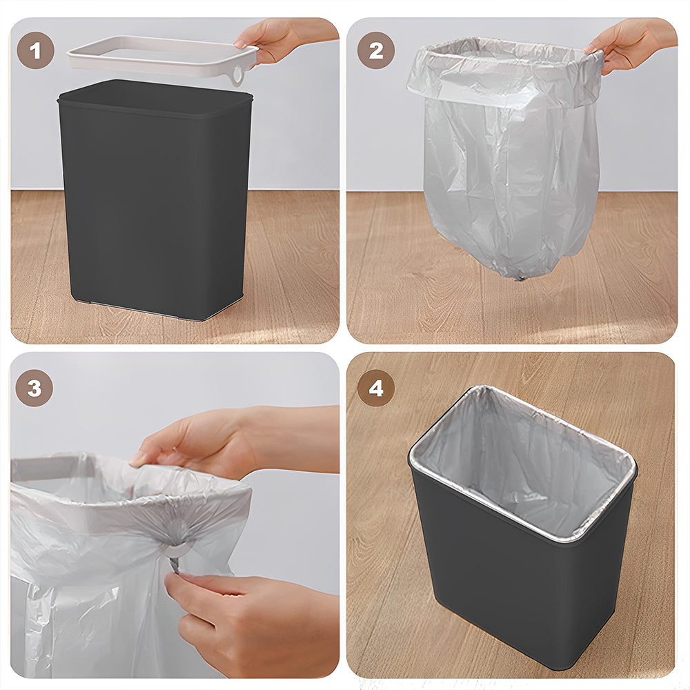 CLEANFOK Motion Sensor Smart Trash Can - Touchless & Hygienic Bathroom Trash Can