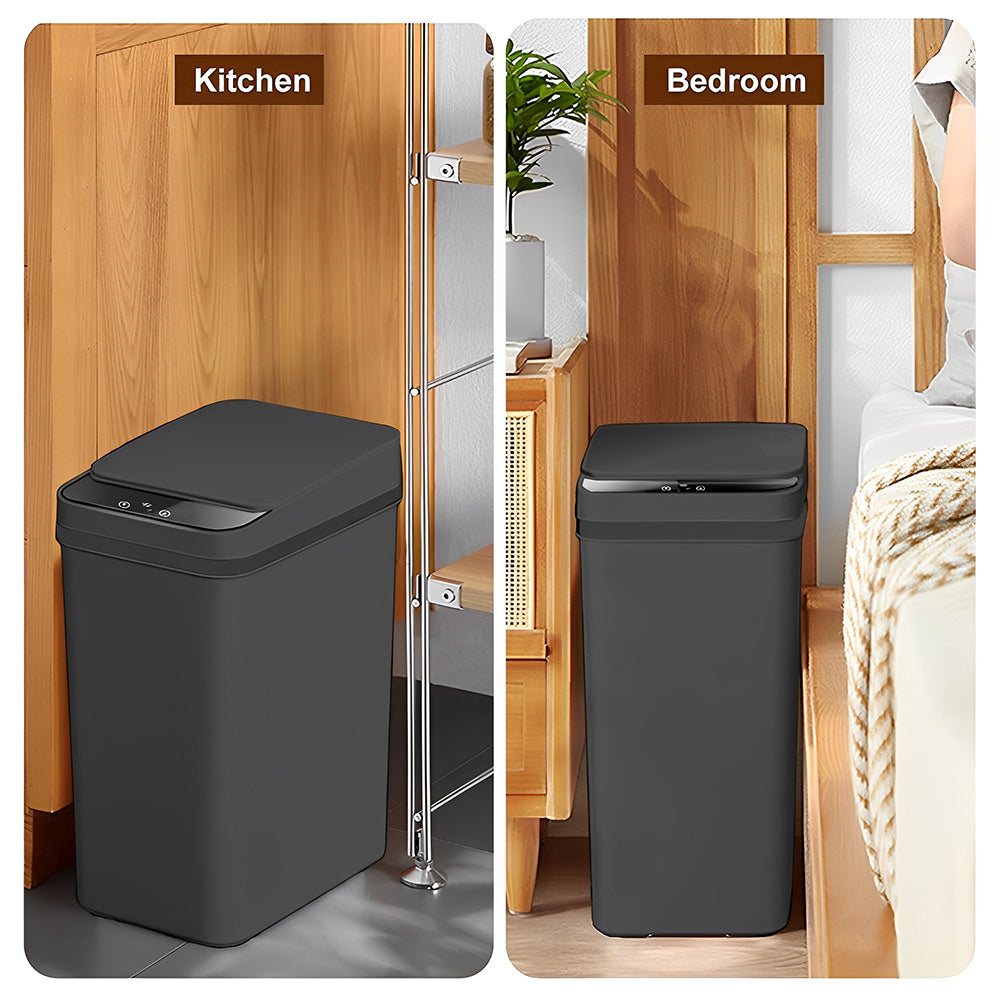 CLEANFOK Motion Sensor Smart Trash Can - Touchless & Hygienic Bathroom Trash Can
