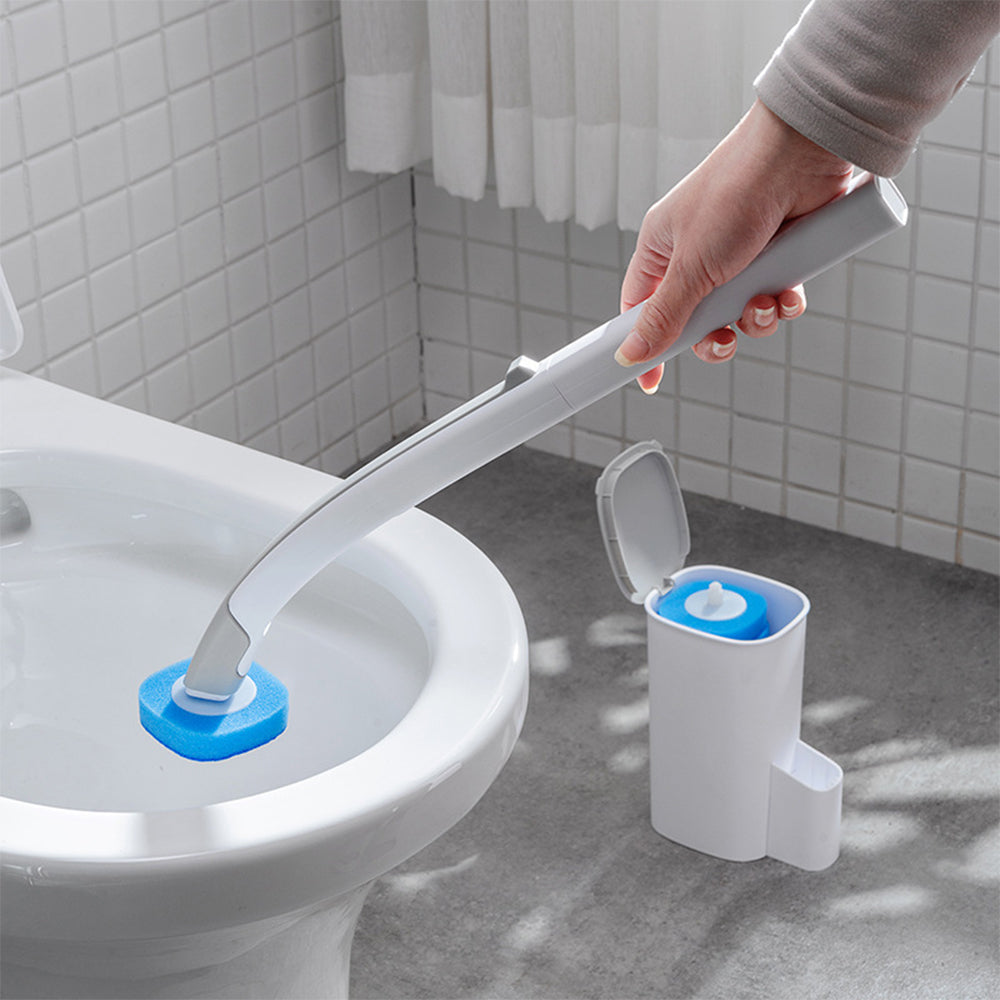 CLEANFOK Disposable Toilet Brush - Hassle-Free Toilet Bowl Cleaning