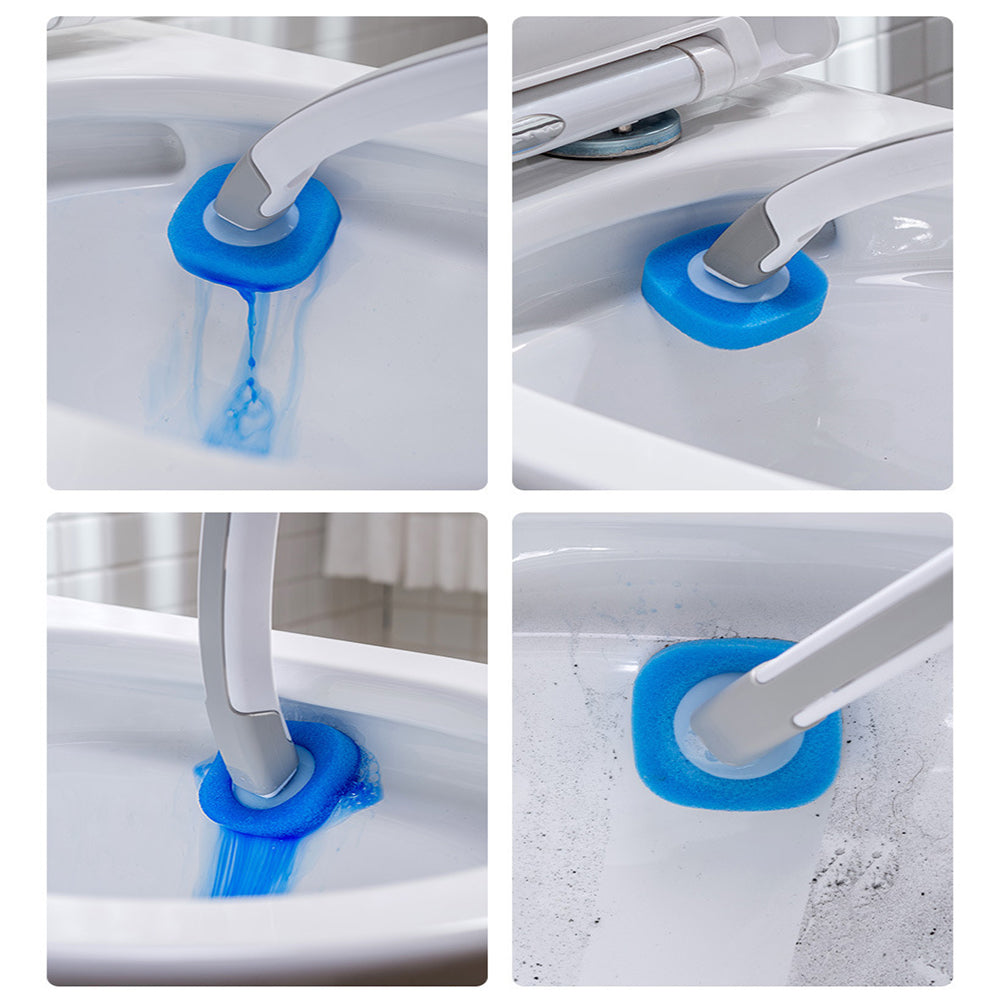 CLEANFOK Disposable Toilet Brush - Hassle-Free Toilet Bowl Cleaning
