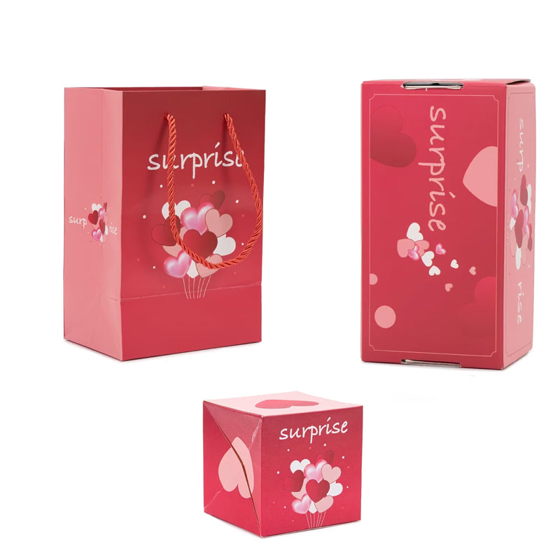 10 Jumps DIY Folding Paper Box Surprise Explosion Greeting Gift Box