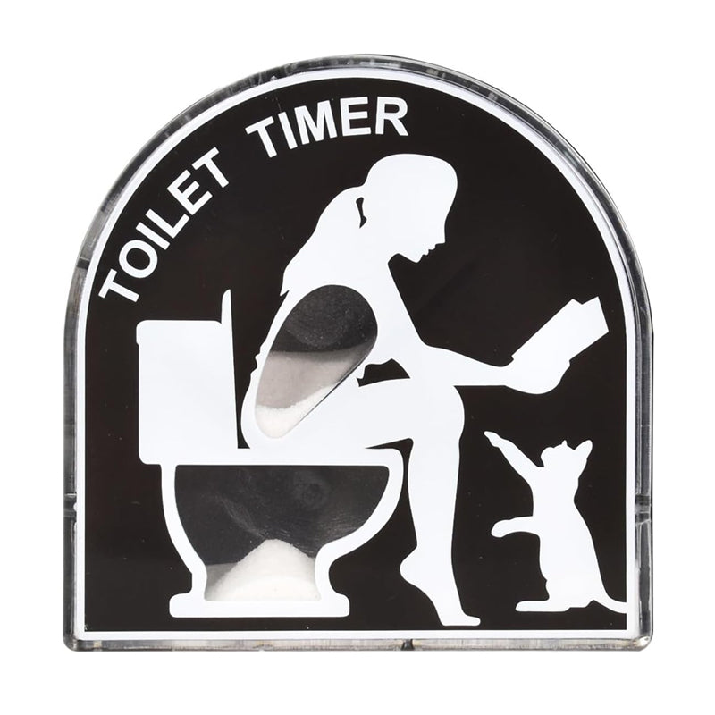 5-minute Toilet Hourglass Sand Timer and Decompression Toy- Men and Women