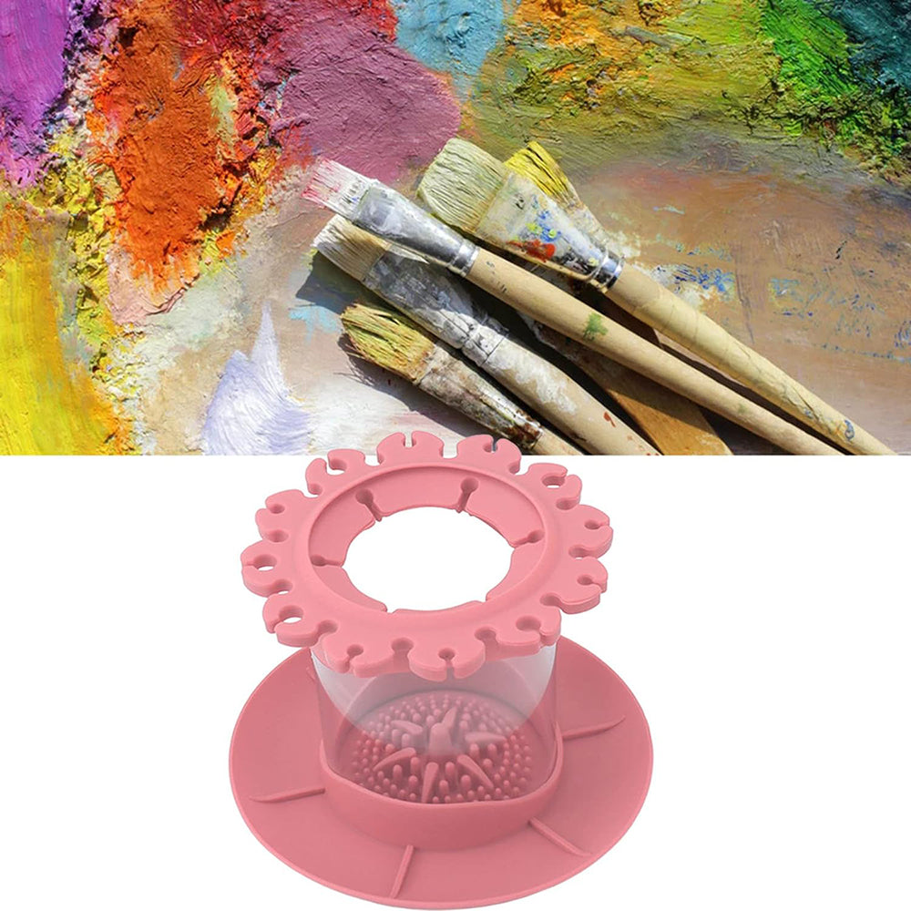 Ultimate All-in-One Paint Brush Cleaner Rinse Cup