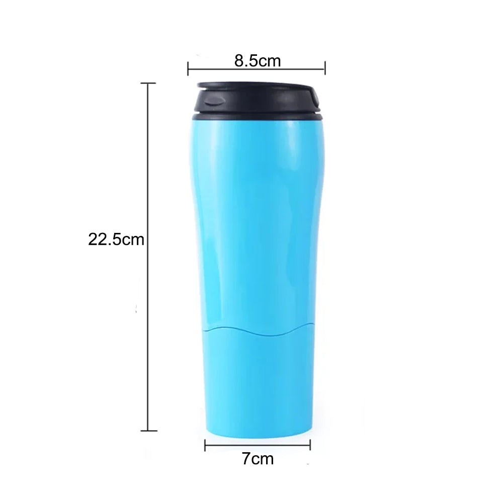 500ml Double Layer Insulated No Falling Beverage Water Bottle Travel Mug