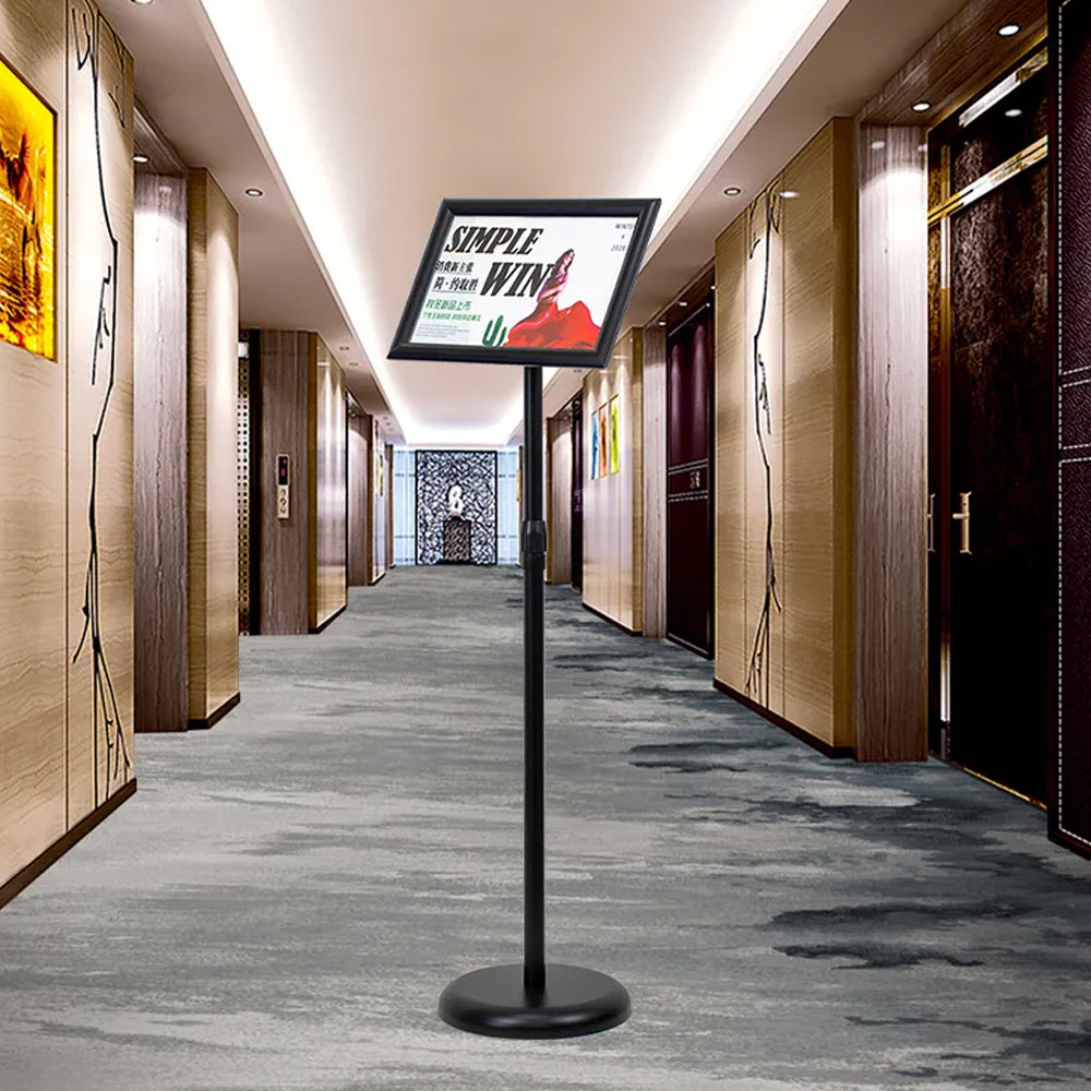 A4 Floor Poster Stand Sign Holder Business Menu Display