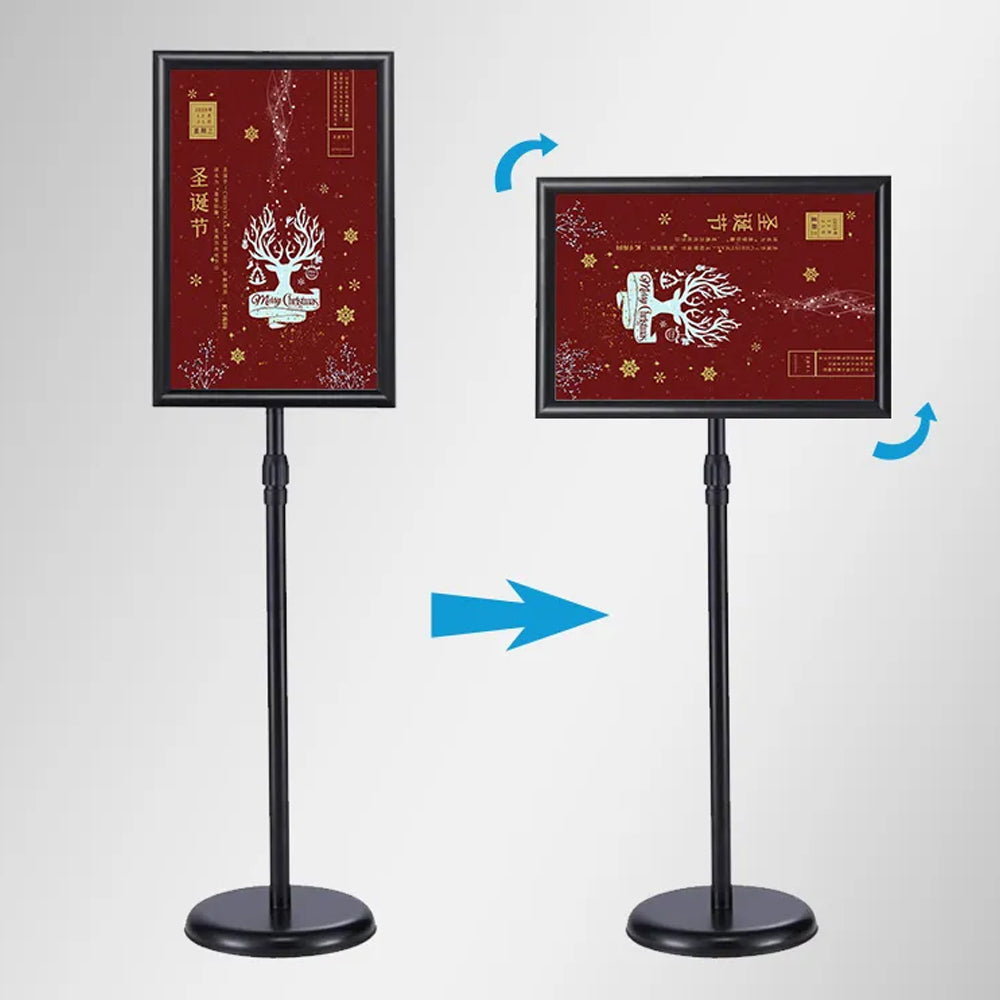 A4 Floor Poster Stand Sign Holder Business Menu Display