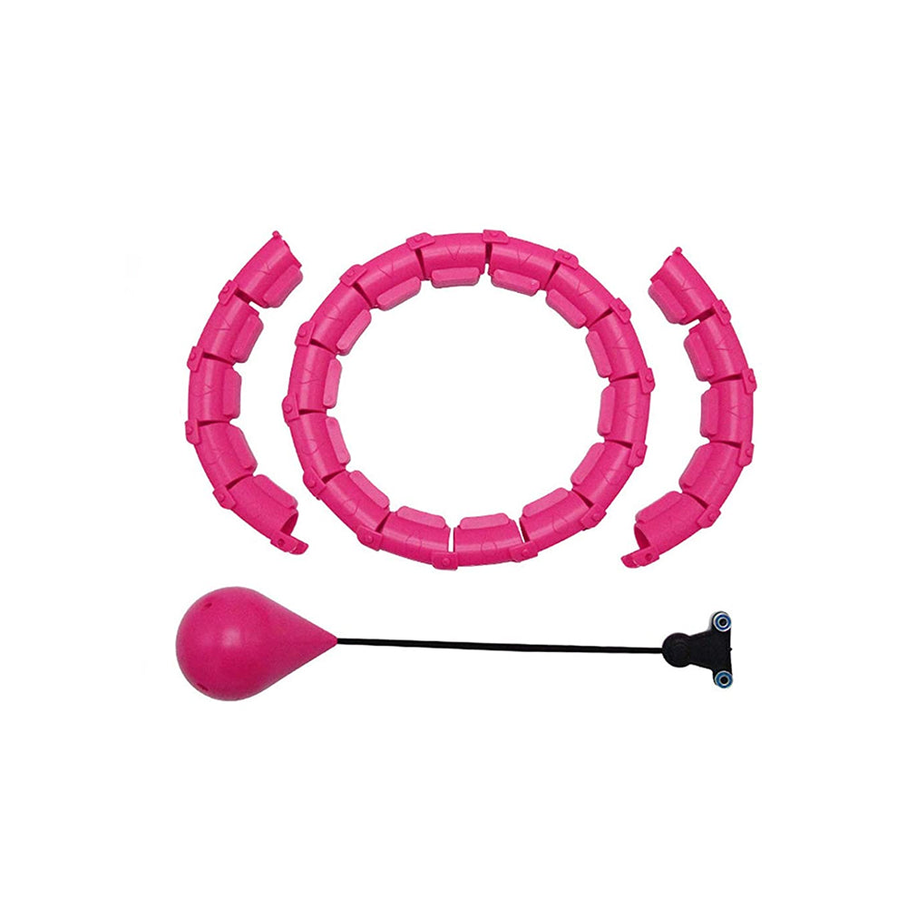 24 Knots Fitness Smart Hula Hoop Detachable Weighted Hoops