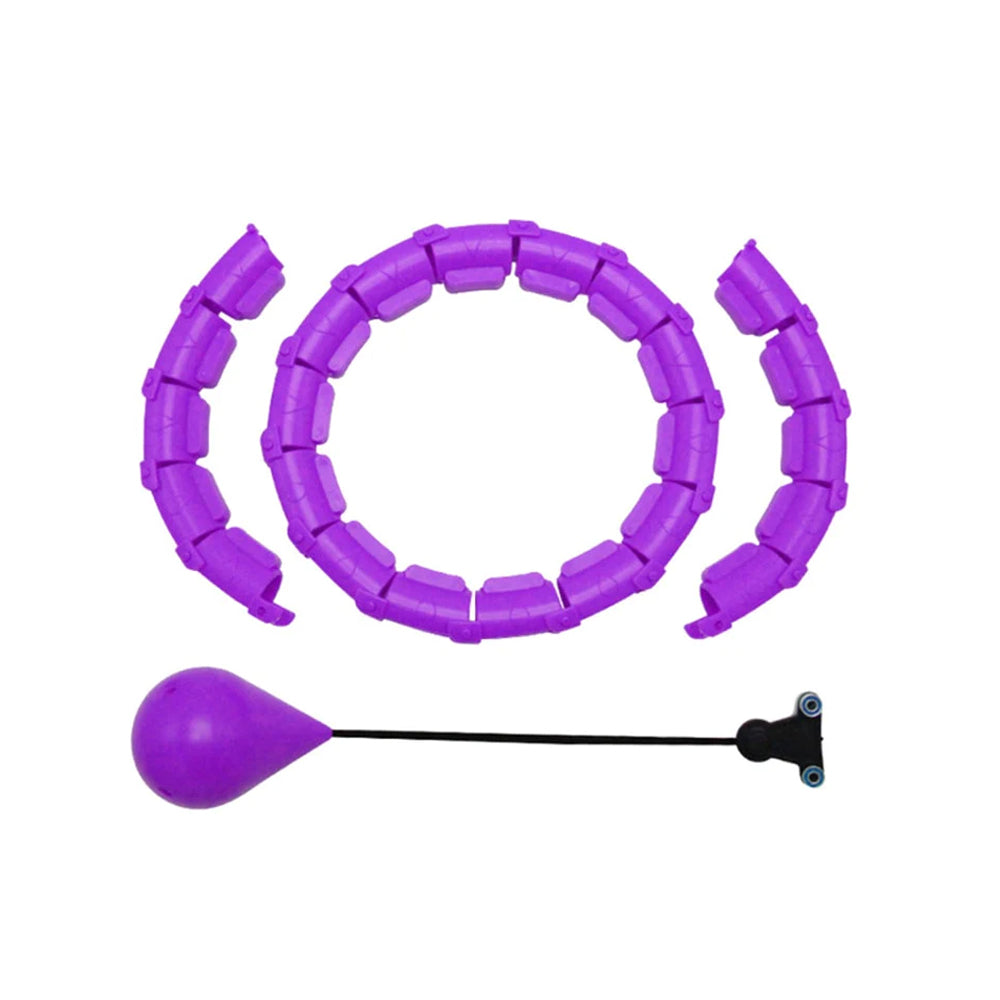 24 Knots Fitness Smart Hula Hoop Detachable Weighted Hoops