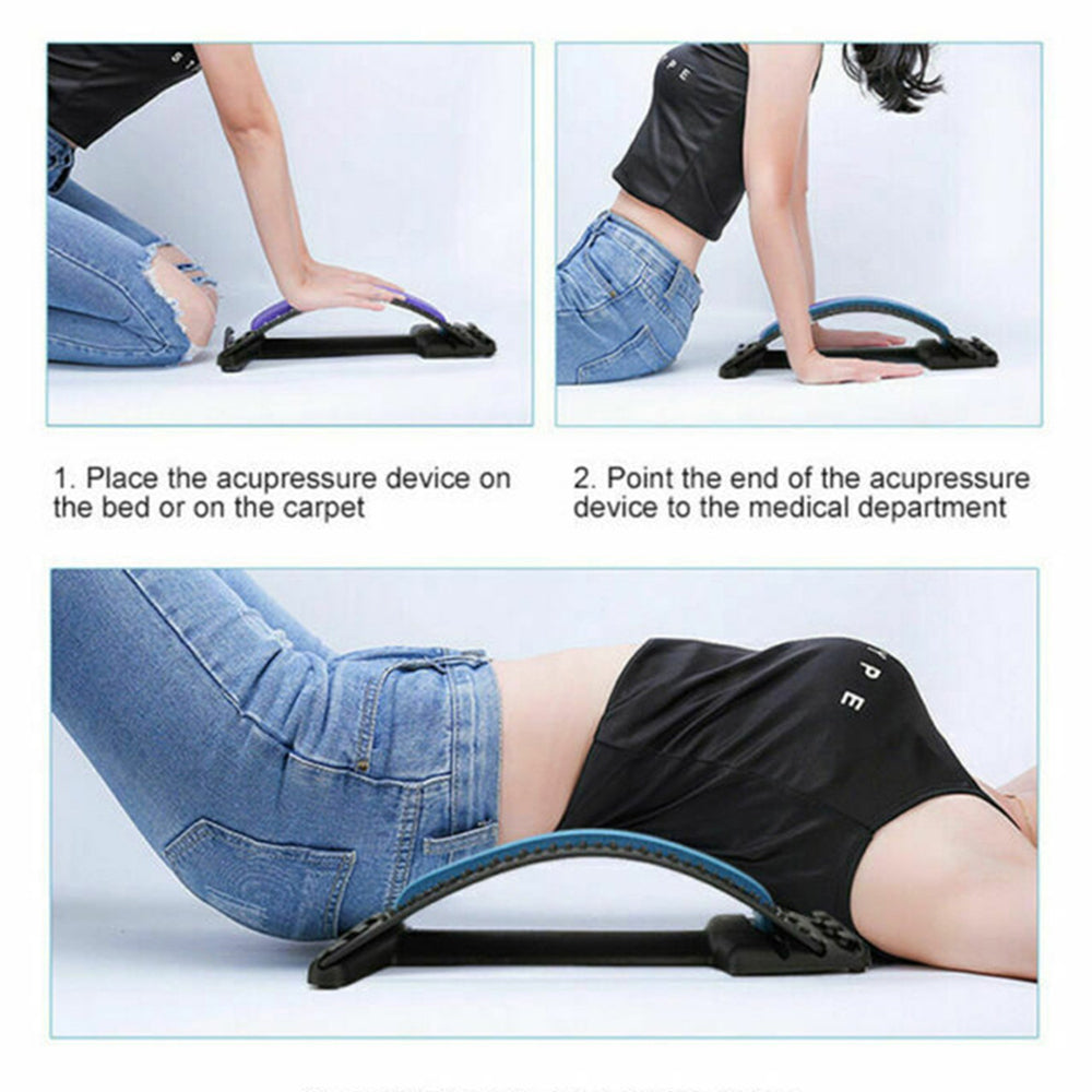 Adjustable Lumbar Correction Spine and Back Stretching Massager