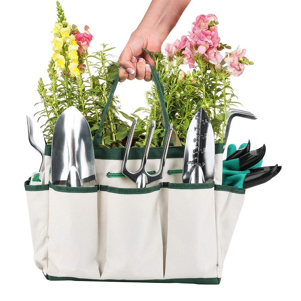 Set of 7 Garden Tools Planting Grafting Kit with Storage Bag