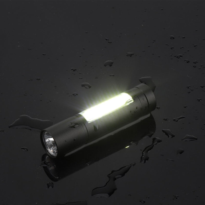 Super Bright Camping Torch Lamp COB Mini LED Flashlight USB Charging
