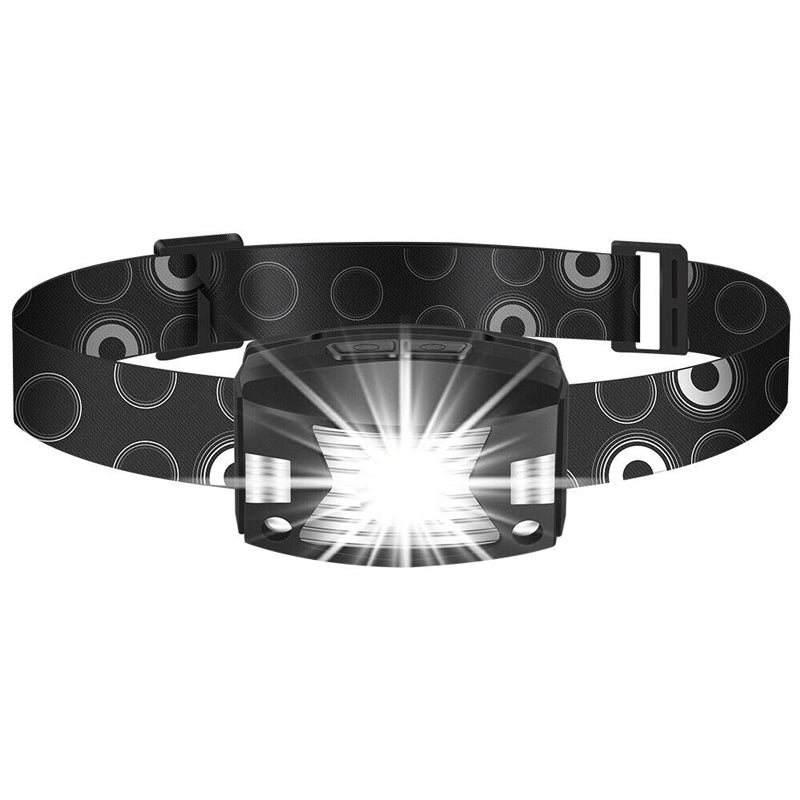 Powerful LED Headlamp Body Motion Sensor Headlight USB Charging