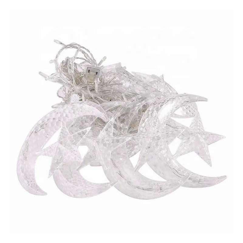 3.5m LED Curtain String Light Star & Moon Home Decorative Fairy Lamp