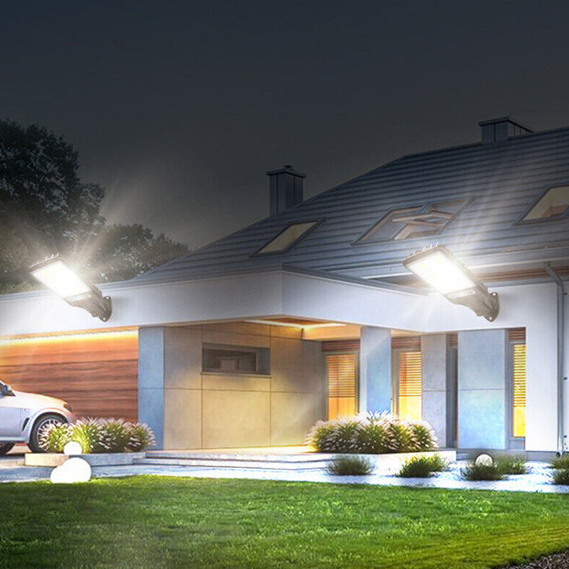 2 Pcs LED Motion Sensor Security Flood Light- Solar Powered