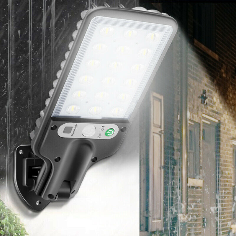 2 Pcs LED Motion Sensor Security Flood Light- Solar Powered