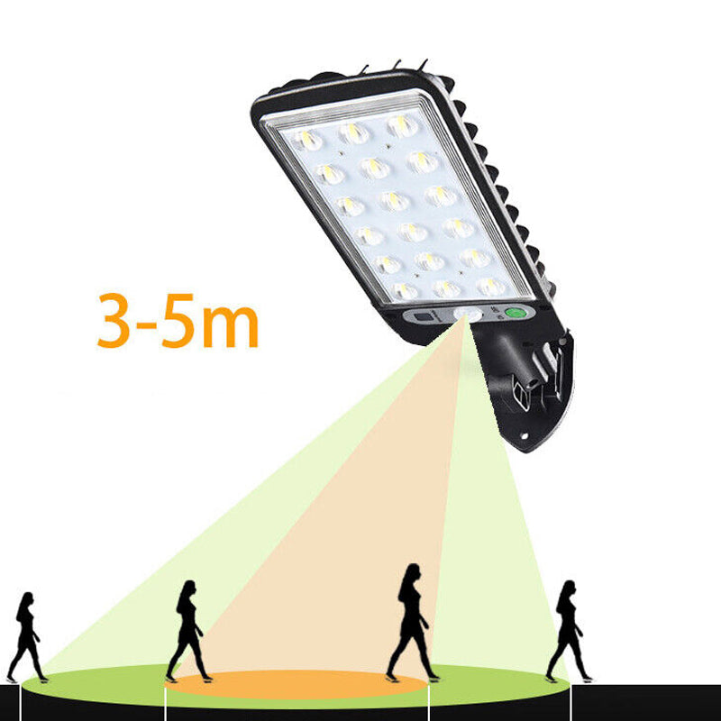 2 Pcs LED Motion Sensor Security Flood Light- Solar Powered