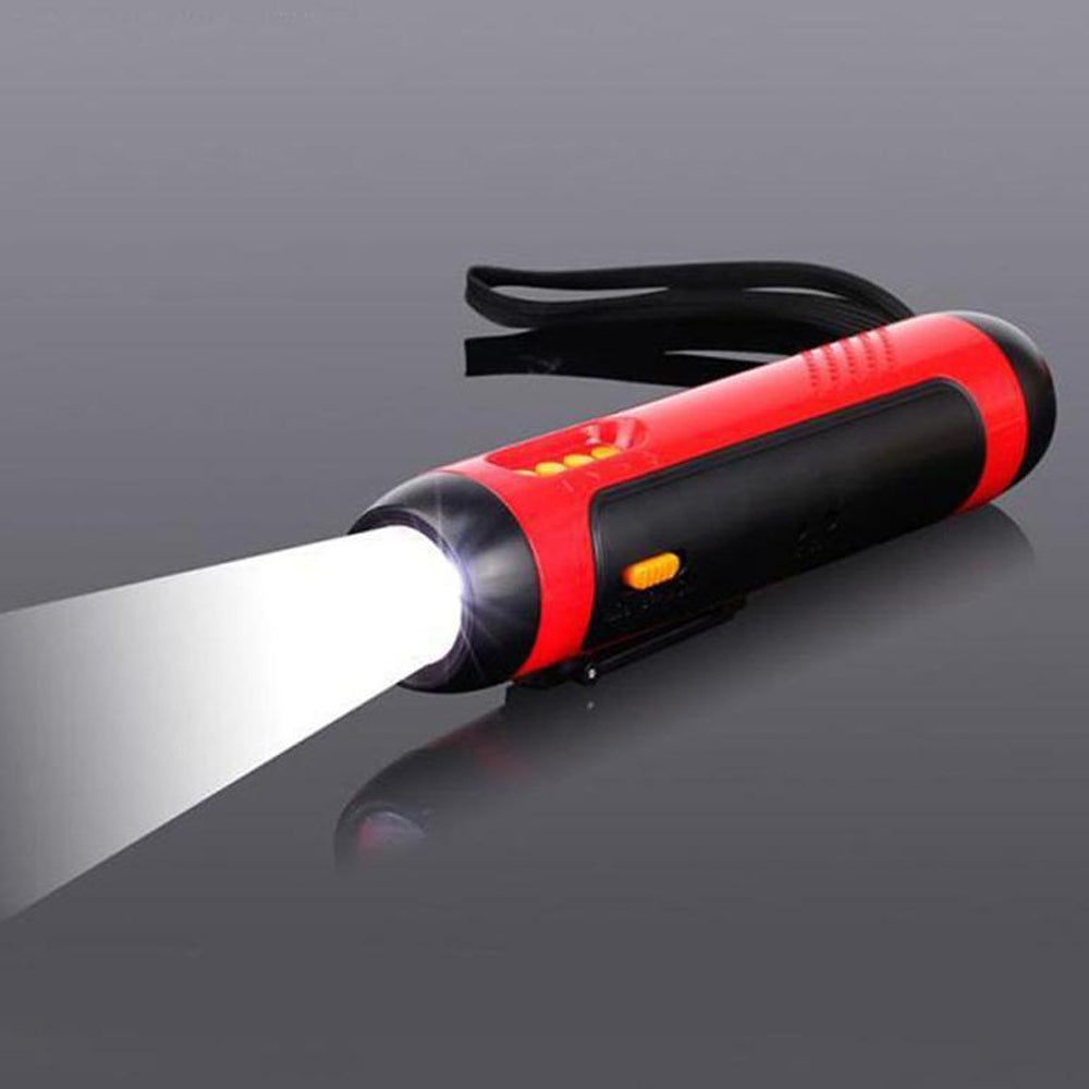 Hand Crank Solar FM Radio Flashlight and Emergency Charger