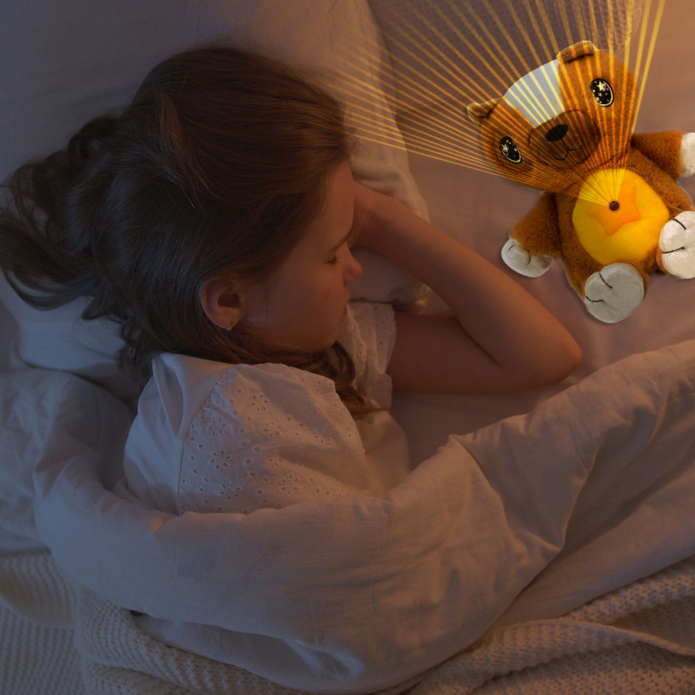 Star Belly Dream Lites Plush Toy Stuffed Animal Projector Night Light-Battery Operated