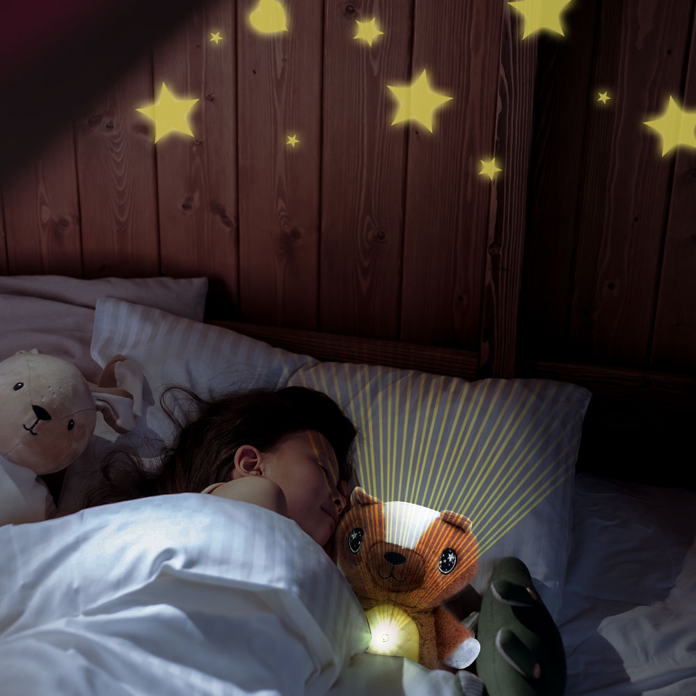 Star Belly Dream Lites Plush Toy Stuffed Animal Projector Night Light-Battery Operated