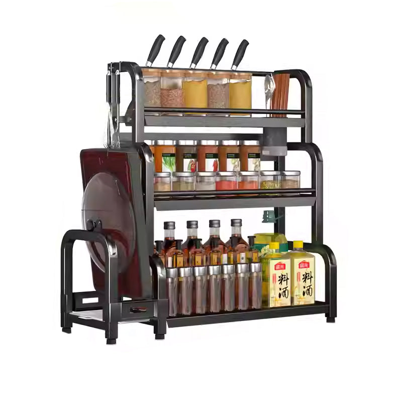2 / 3 Tier Rack Holder and Organizer for Spice Storage, Bathroom or Countertop Organizer