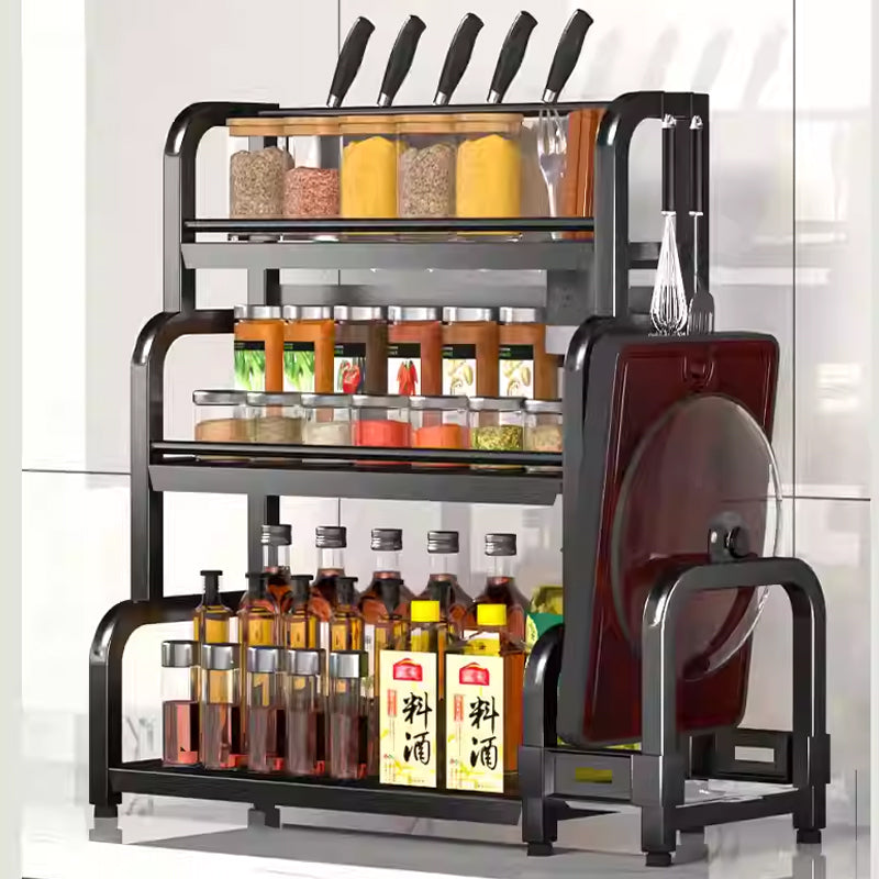 2 / 3 Tier Rack Holder and Organizer for Spice Storage, Bathroom or Countertop Organizer