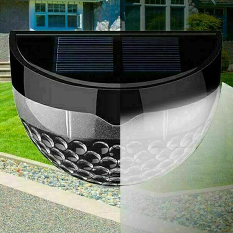 4 Pcs Waterproof Solar LED Wall Light for Garden and Outdoor- Solar Powered