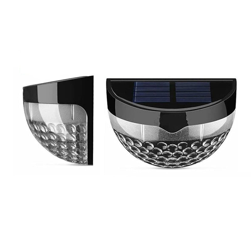 4 Pcs Waterproof Solar LED Wall Light for Garden and Outdoor- Solar Powered