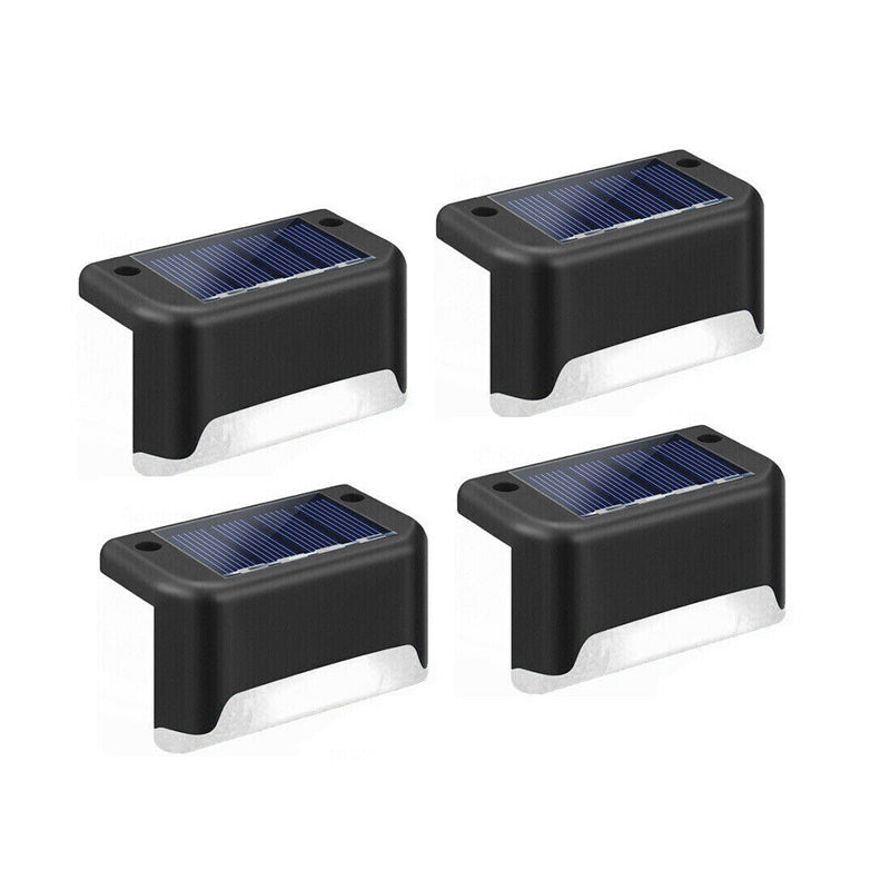 4 Pcs Waterproof Solar Deck and Outdoor Path LED Light- Solar Powered