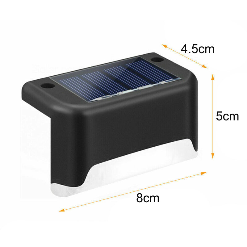 4 Pcs Waterproof Solar Deck and Outdoor Path LED Light- Solar Powered