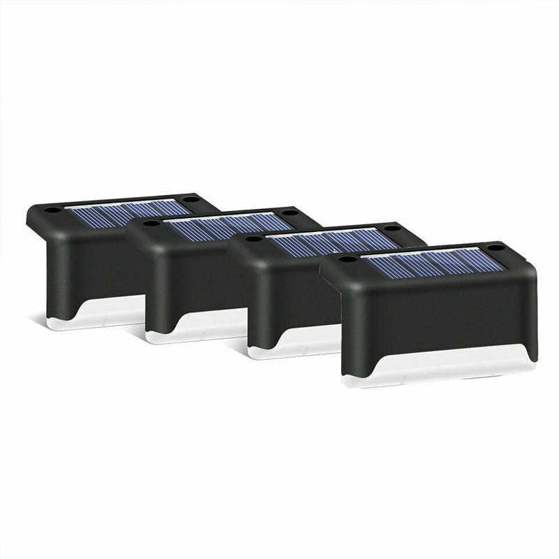4 Pcs Waterproof Solar Deck and Outdoor Path LED Light- Solar Powered