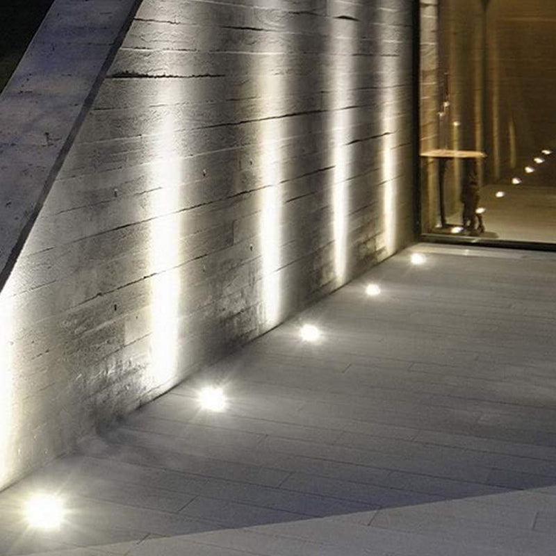 4 Pcs Solar Powered LED Light for Outdoor Garden Inground Recessed
